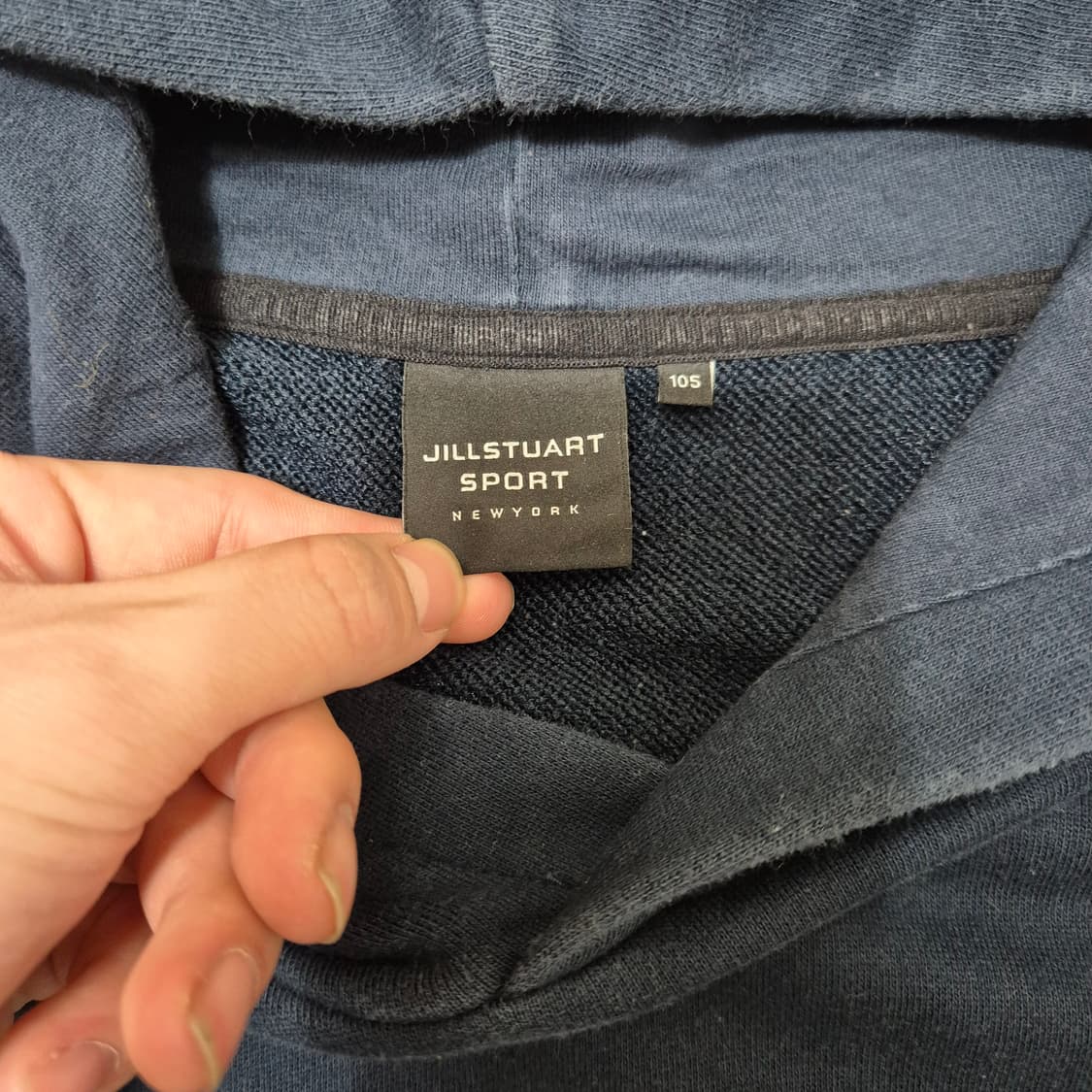 질스튜어트 스포츠 빅로고 후드티 상품이미지6