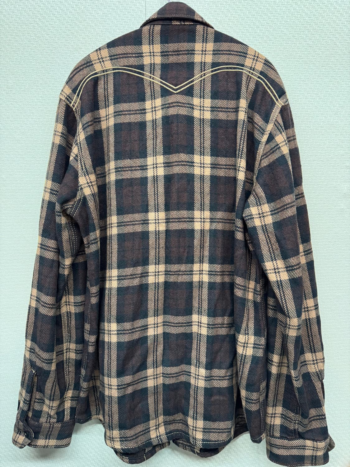 리바이스 투포켓 체크 투웨이 자켓 L(M) 상품이미지4