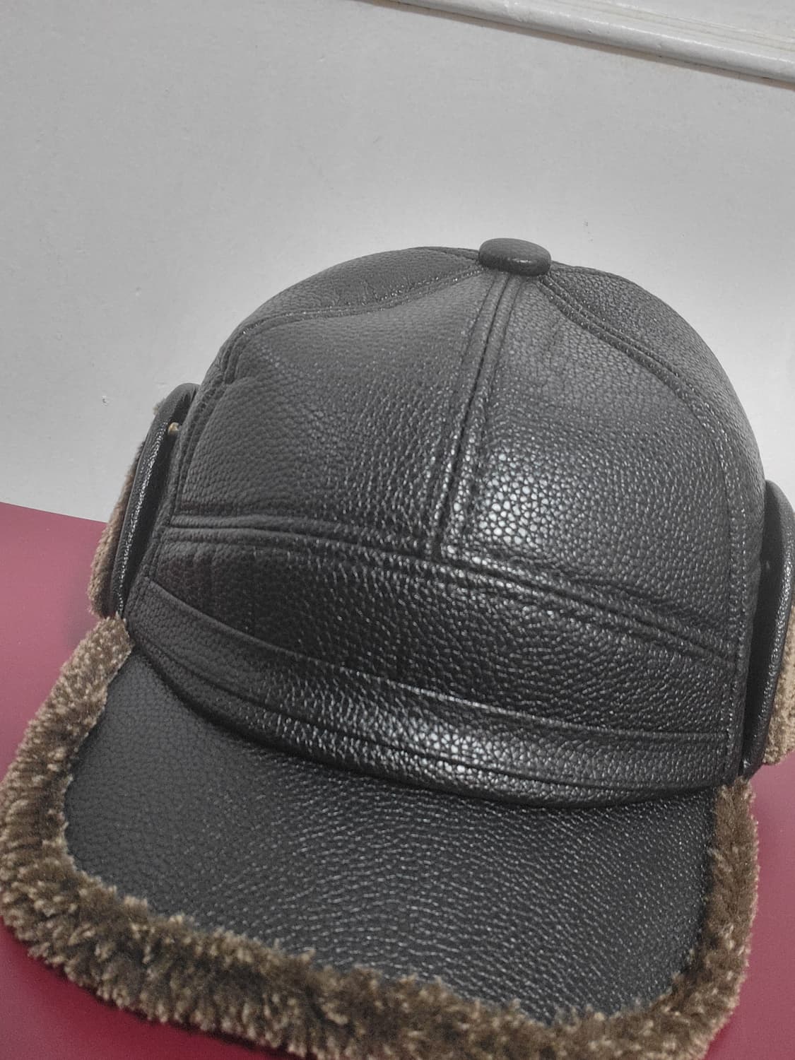 새제품 군밤 모자 겨울 남자 털 귀달이 모자 상품이미지1