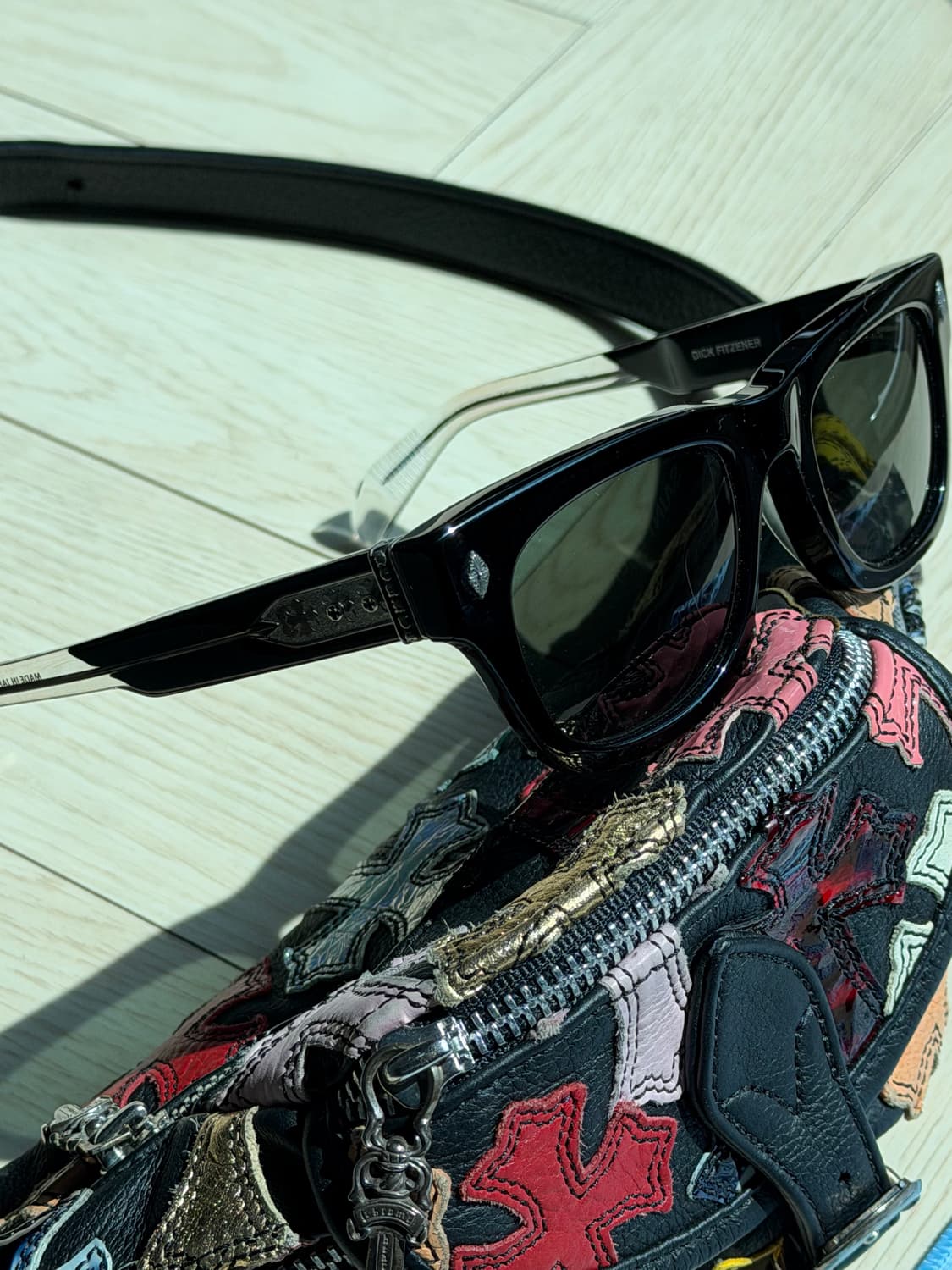 크롬하츠 딕 핏제너 블랙 실버 선글라스 안경 상품이미지3