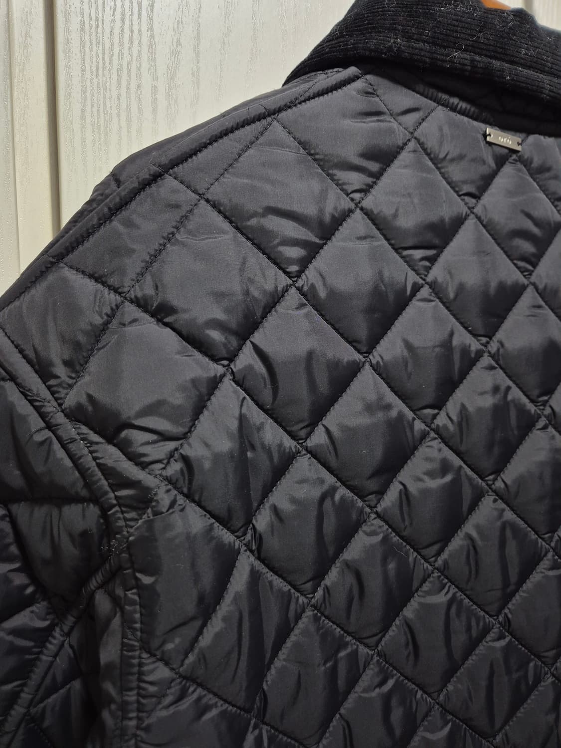 (세일)(새상품)ORO 오로 퀼팅 코듀로이 자켓 블랙 상품이미지7