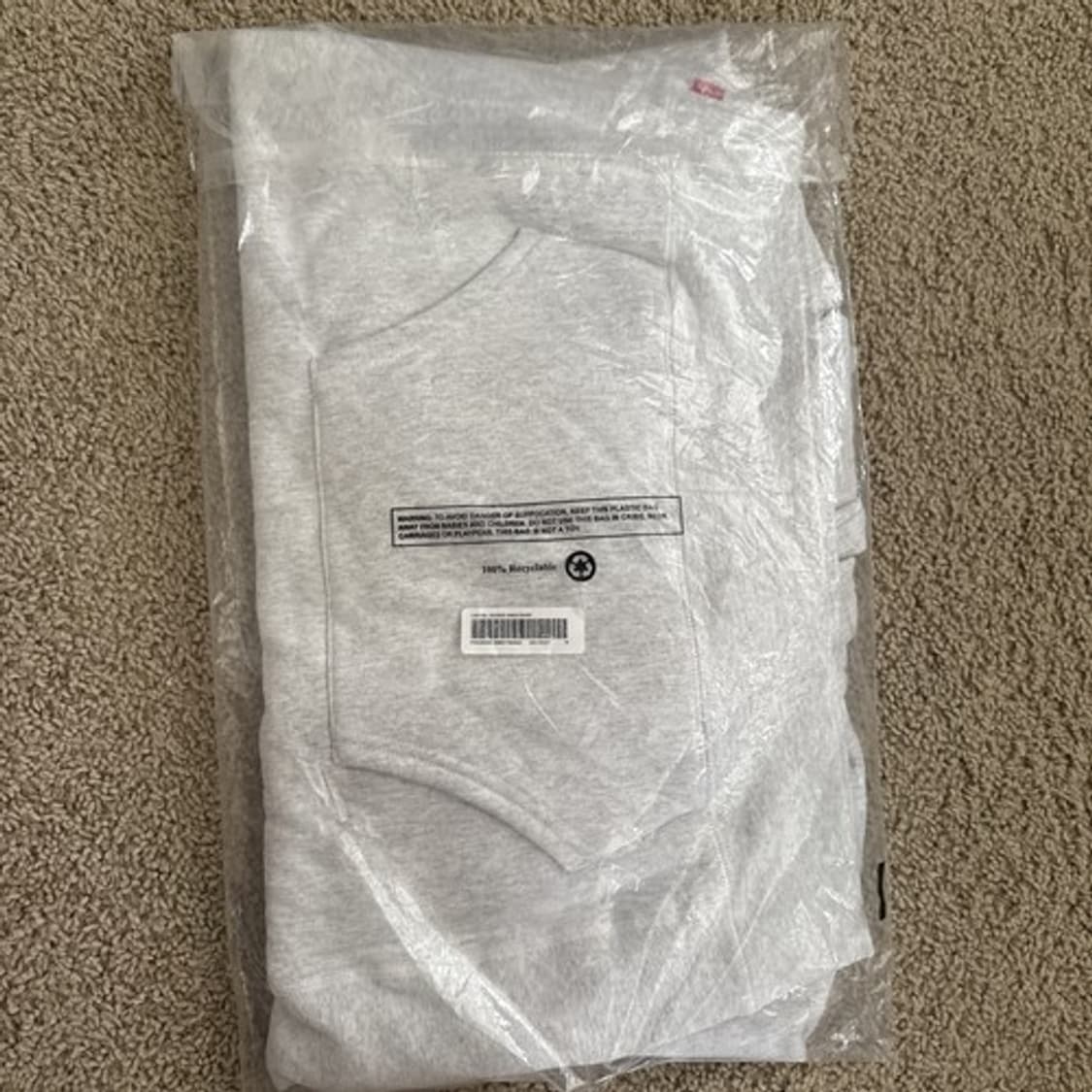 슈프림 캐피탈 후드티 애쉬 그레이 상품이미지3