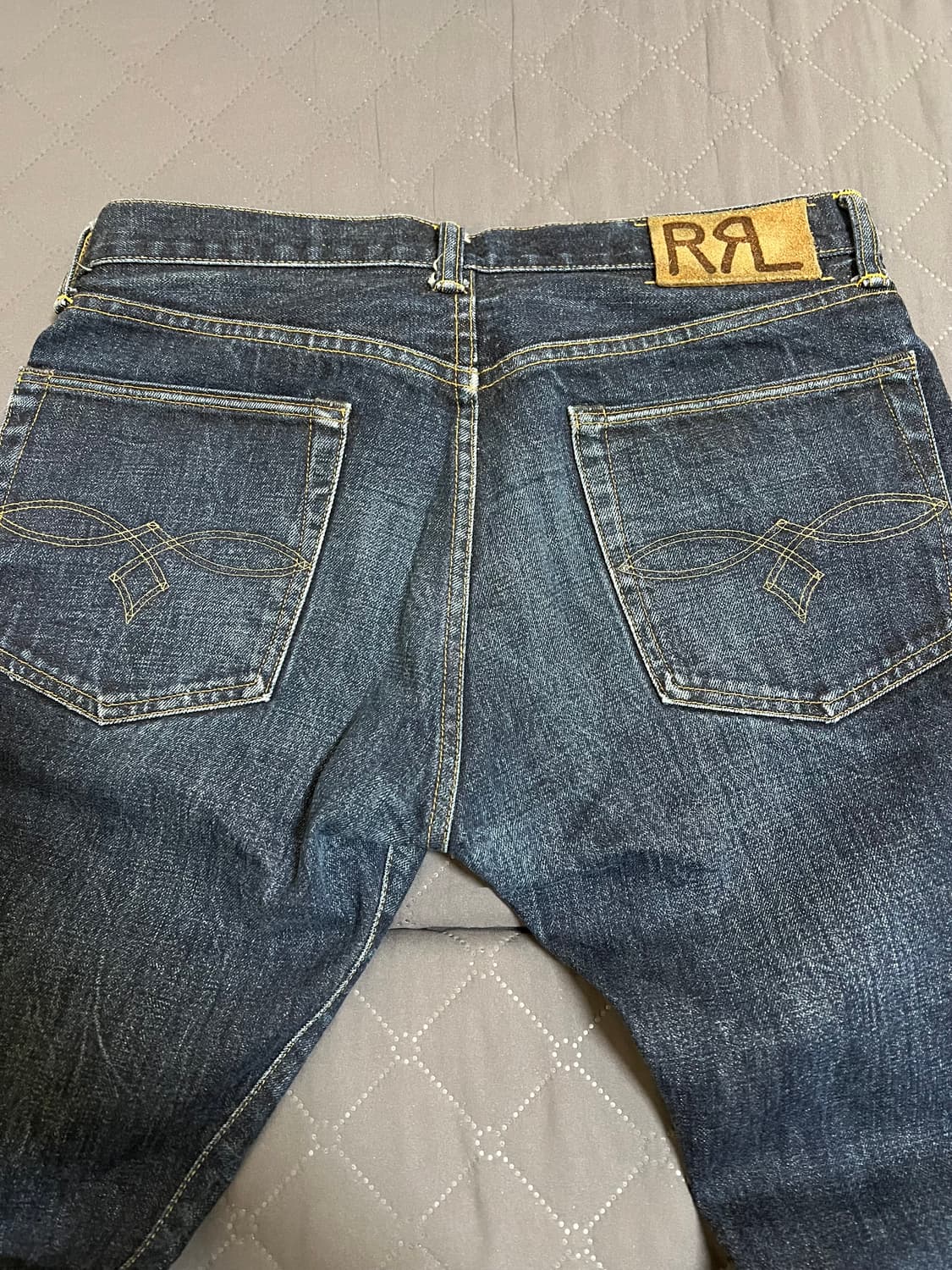 더블알엘 로우 스트레이트 셀비지 데님 상품이미지4