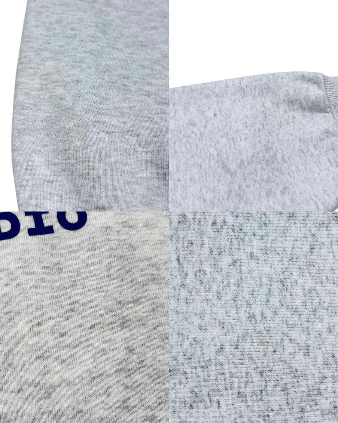 아이앱스튜디오 하프집업 풀오버 기모 맨투맨 라이트 그레이 L 상품이미지7