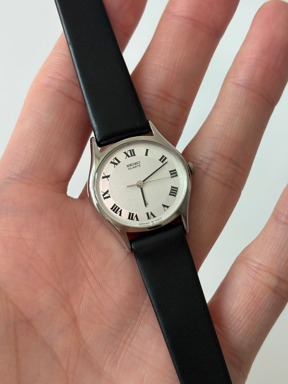 1980s Roman Silver Oval Ladies Quartz 상품이미지2