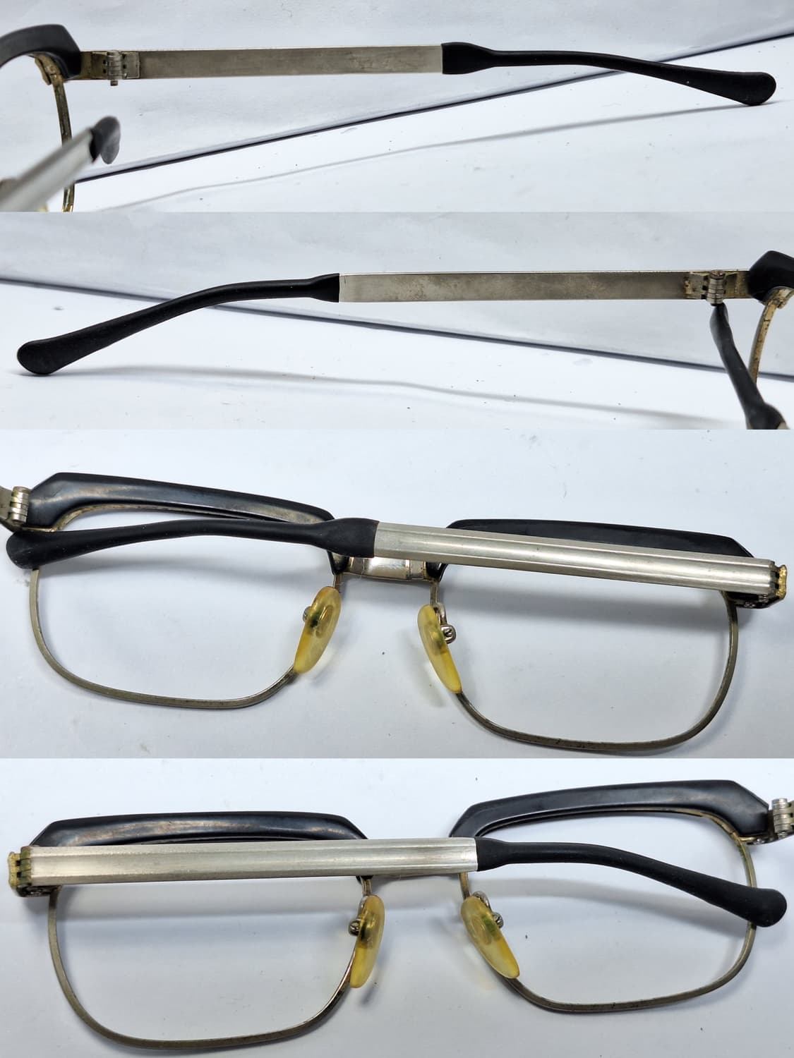 80s 일본 빈티지 SPM 선플래티늄 하금테 안경테 사바에 하우스 브랜드 상품이미지8