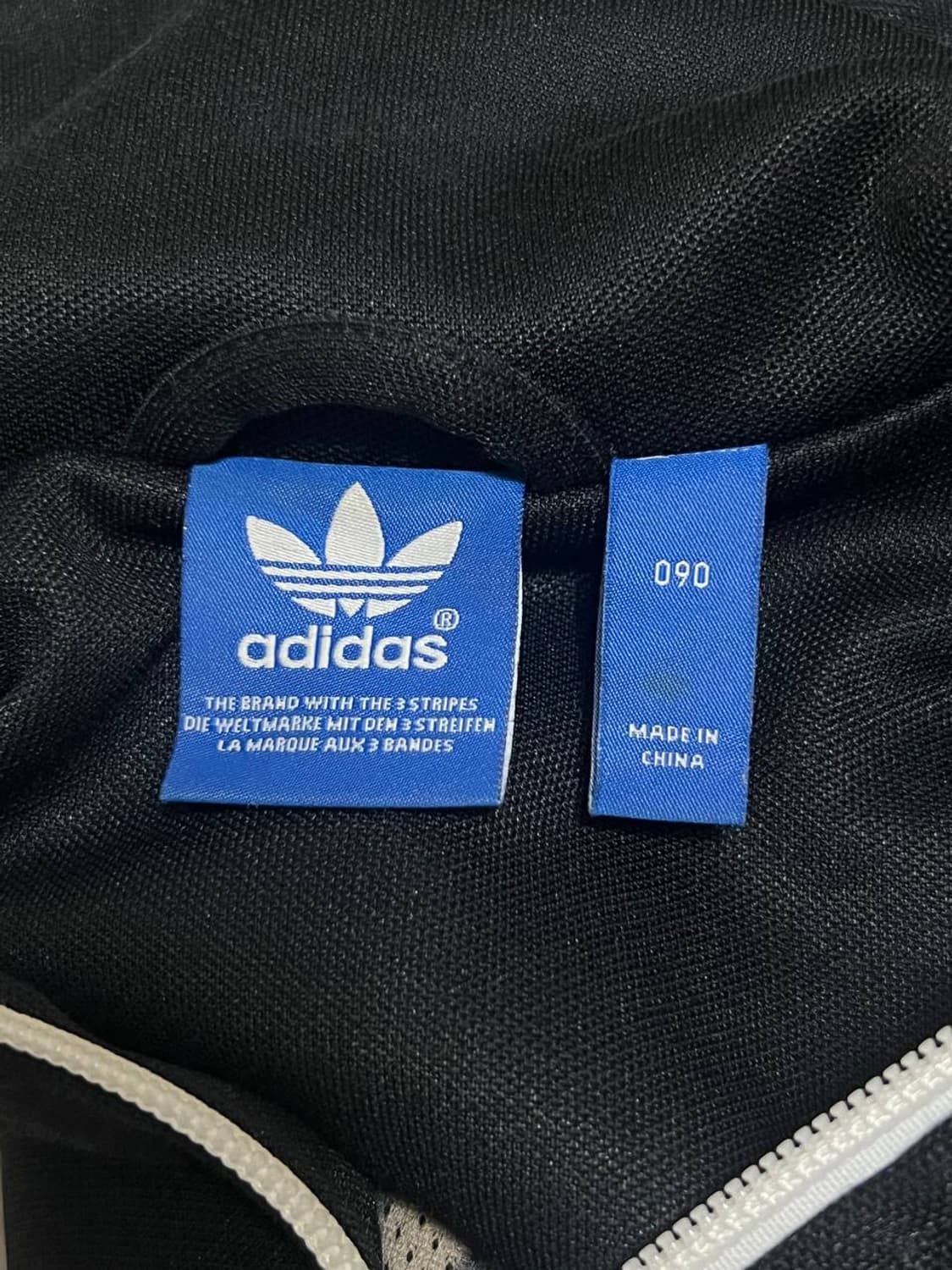 Adidas 아디다스 구형 유로파 파이어버드 검흰 트랙탑 져지 상품이미지3