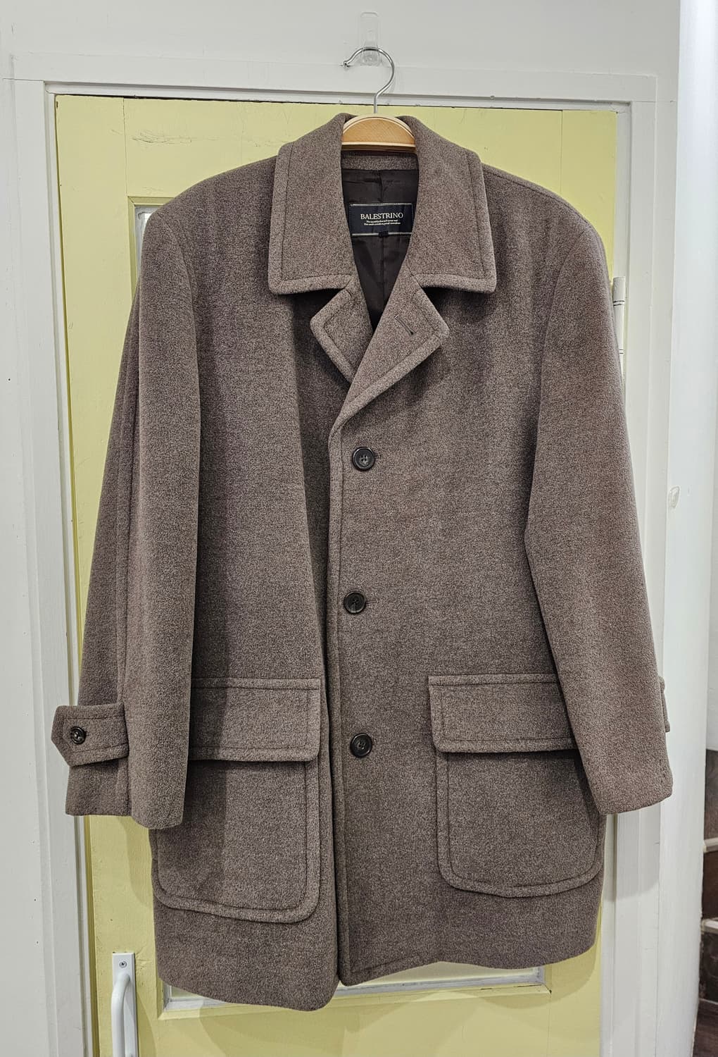 Balestrino 브라운 토프 앙고라 램스 미들코트 상품이미지2