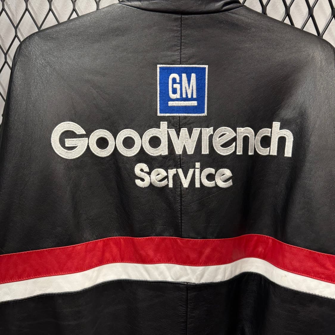 90s 바시티자켓 체이스 레이스웨어 데일 언하트 나스카 블랙 레드 상품이미지7