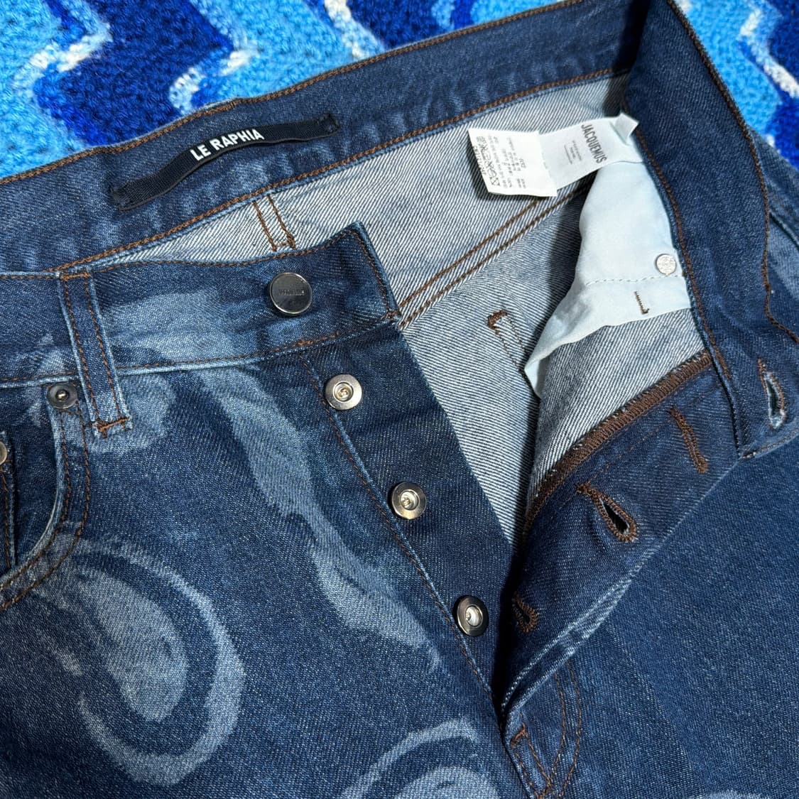 자크뮈스 페이즐리 데님팬츠 상품이미지6