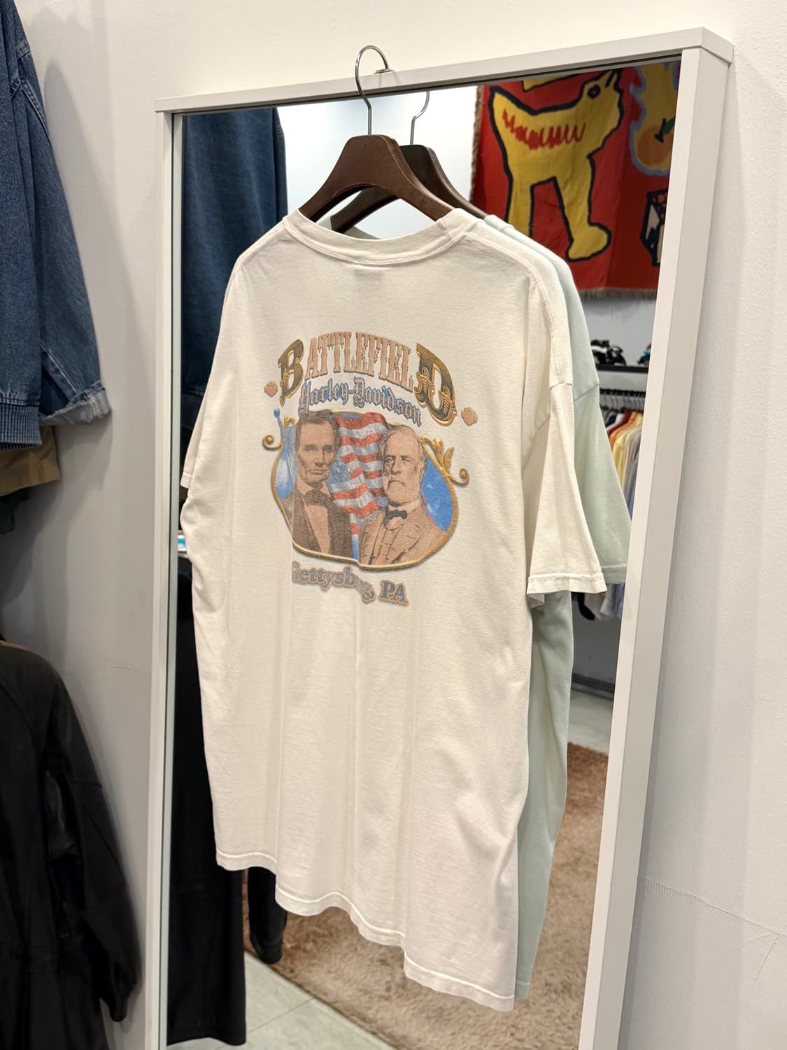 00s Harley-Davidson 할리데이비슨 아브라함 링컨 티셔츠 상품이미지5