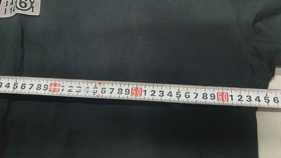 MM6 메종 마르지엘라 블랙 반팔 티셔츠 XL 상품이미지4