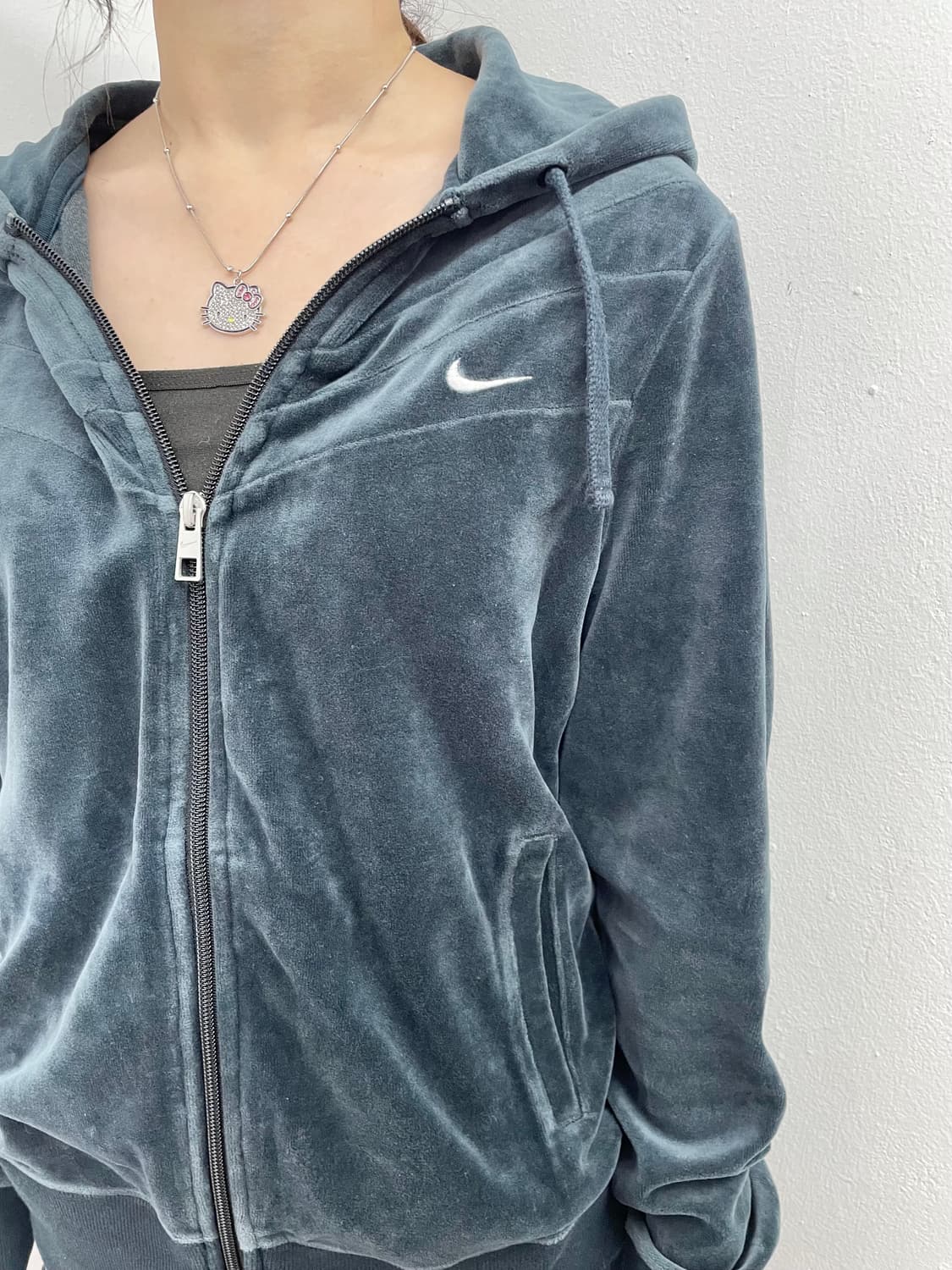 나이키 스우시 벨로아 후드집업  상품이미지2