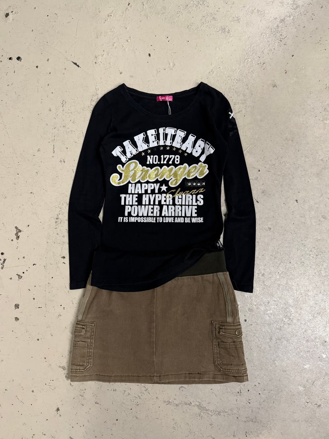 Y2k girl cody set 상품이미지1