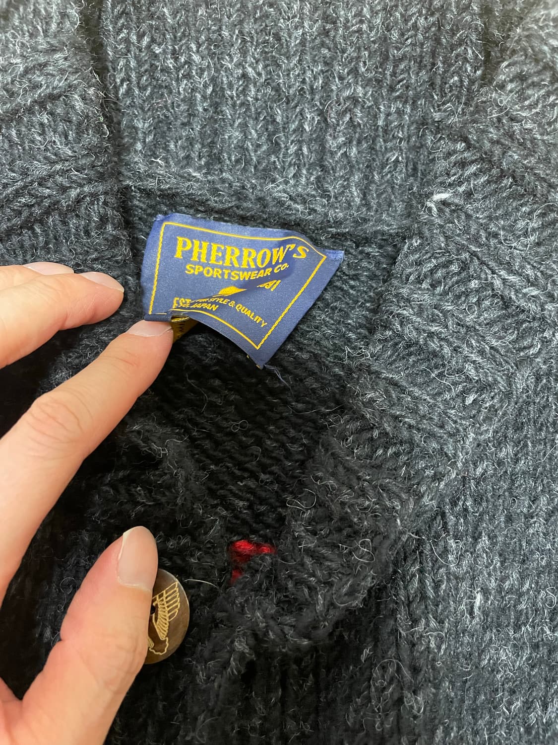 pherrow's 페로우즈 코위찬 가디건 L 상품이미지2