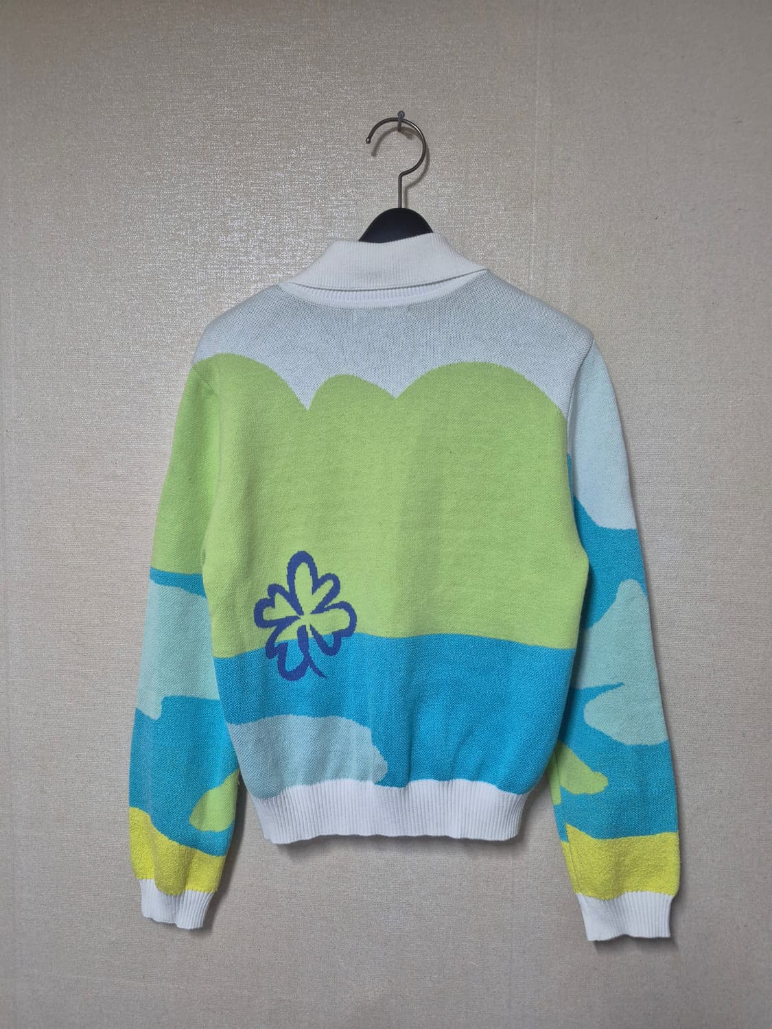 잇미샤 컬러블럭 카라 가디건 상품이미지4