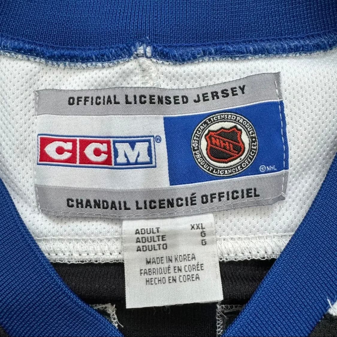 [2XL] CCM NHL 탬파베이 라이트닝 00s 하키 저지 상품이미지3