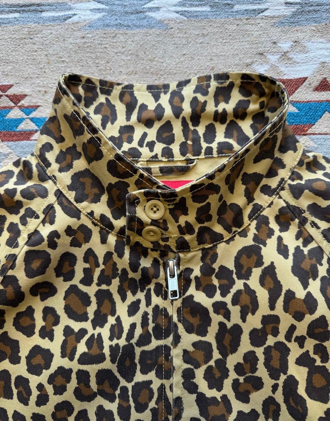 (L) 슈프림x토이머신 레오파드 해링턴 자켓 상품이미지4