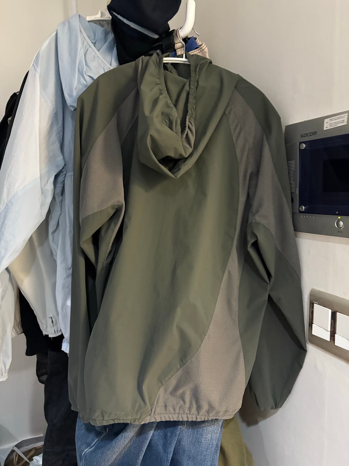 산산기어 메쉬 자켓 다크 그린 25SS 상품이미지2