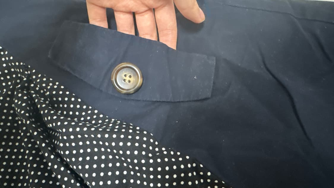 Mysty woman 도트 밴딩 롱 스커트 상품이미지4