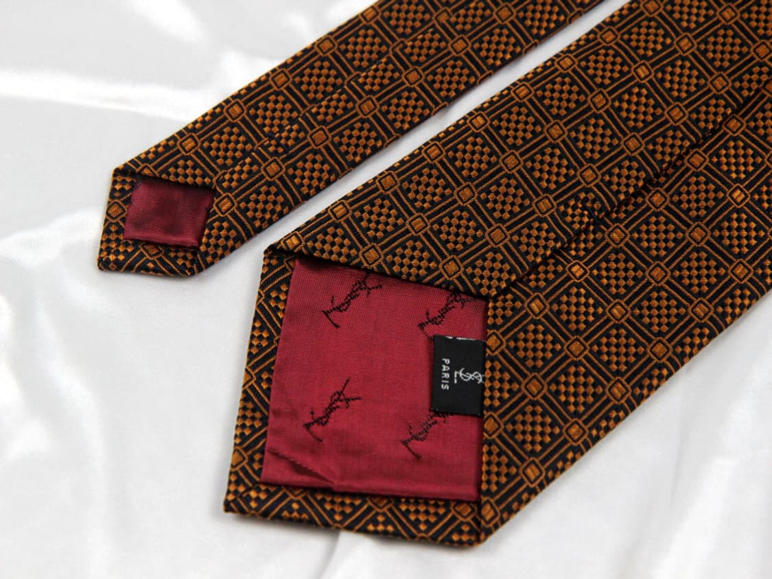  입생로랑 9.4cm S등급 남자 명품 넥타이 상품이미지4