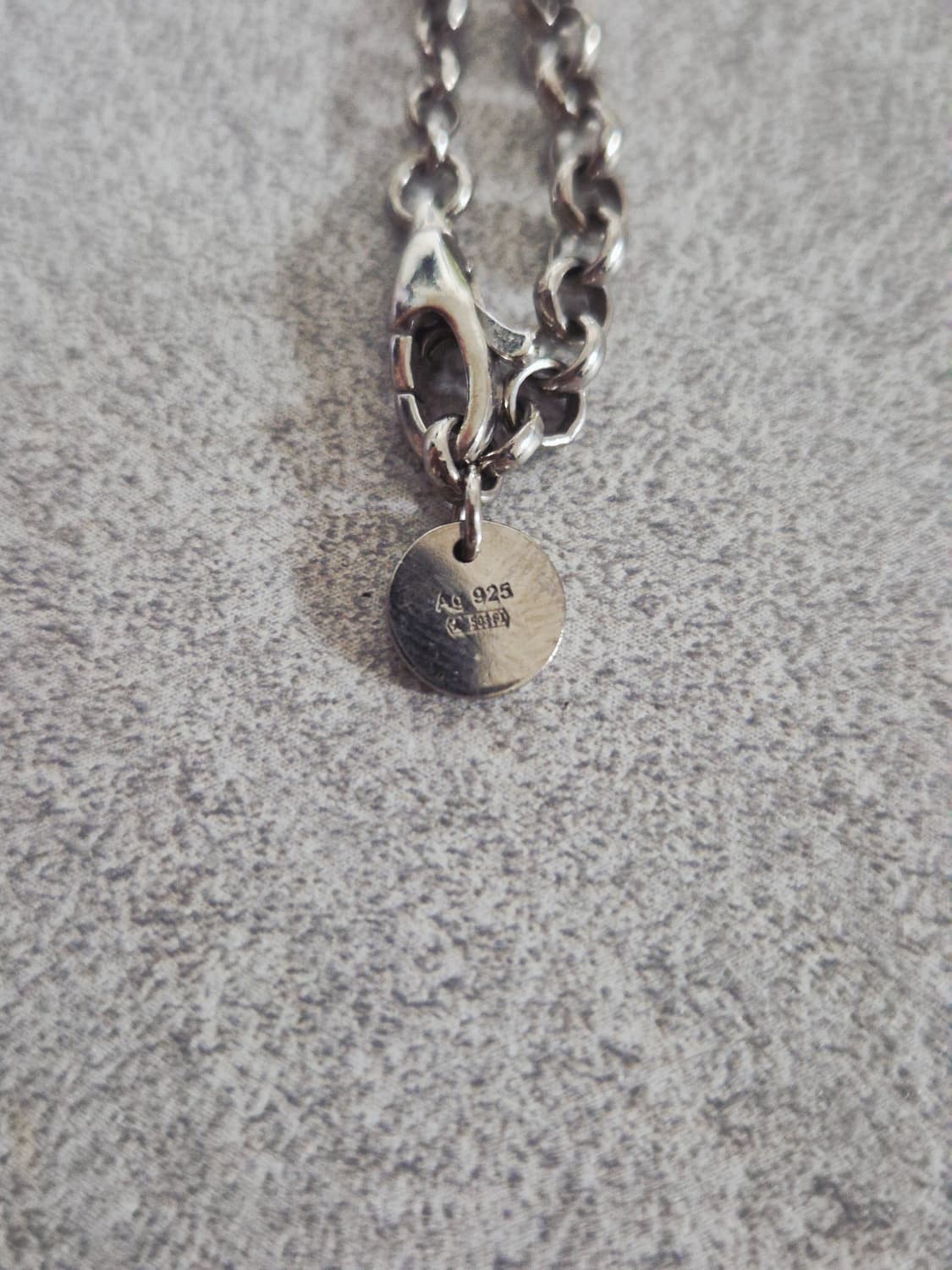 구찌 인터로킹 목걸이 남녀공용 (상태좋음) 상품이미지7