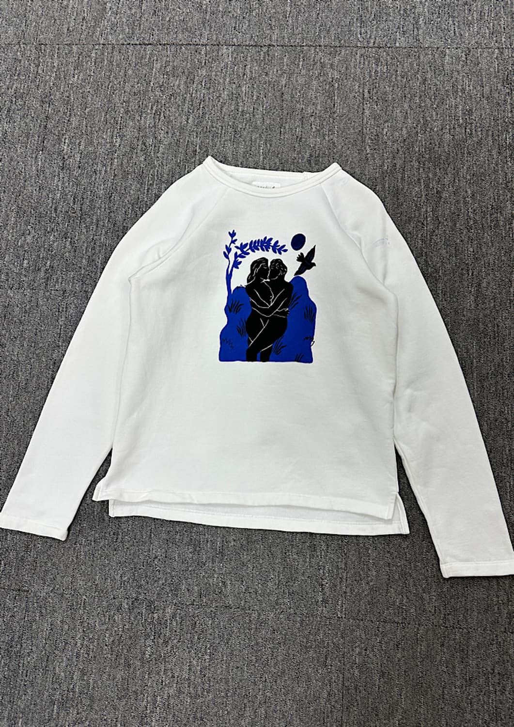 아네스베 x 까르네볼렌테 기모 맨투맨  상품이미지1