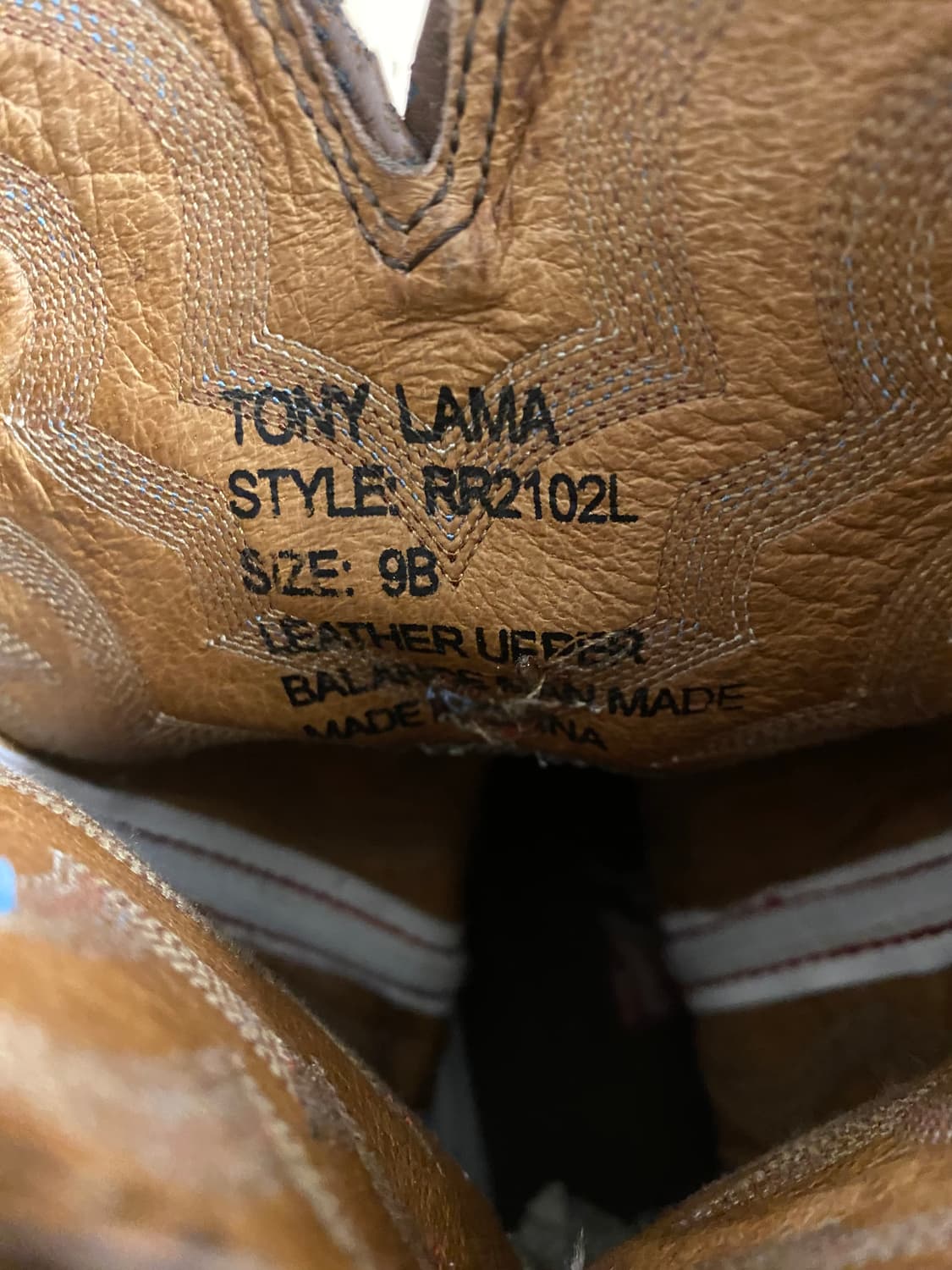 TONY LAMA western boots 토니라마 웨스턴 부츠 상품이미지7
