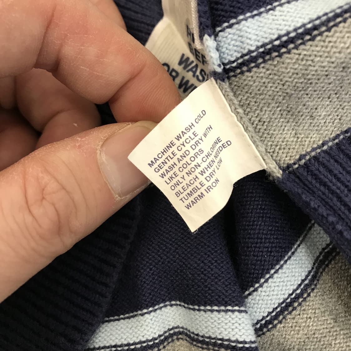 GAP 올드갭 반팔 니트카라티 [L] 상품이미지5