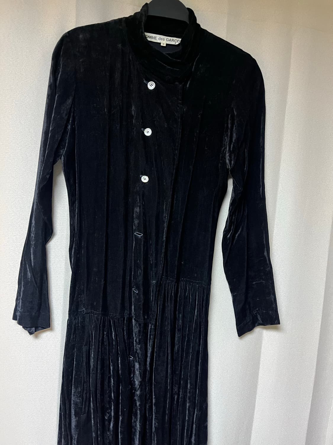 꼼데가르송 벨루어드레스  상품이미지3