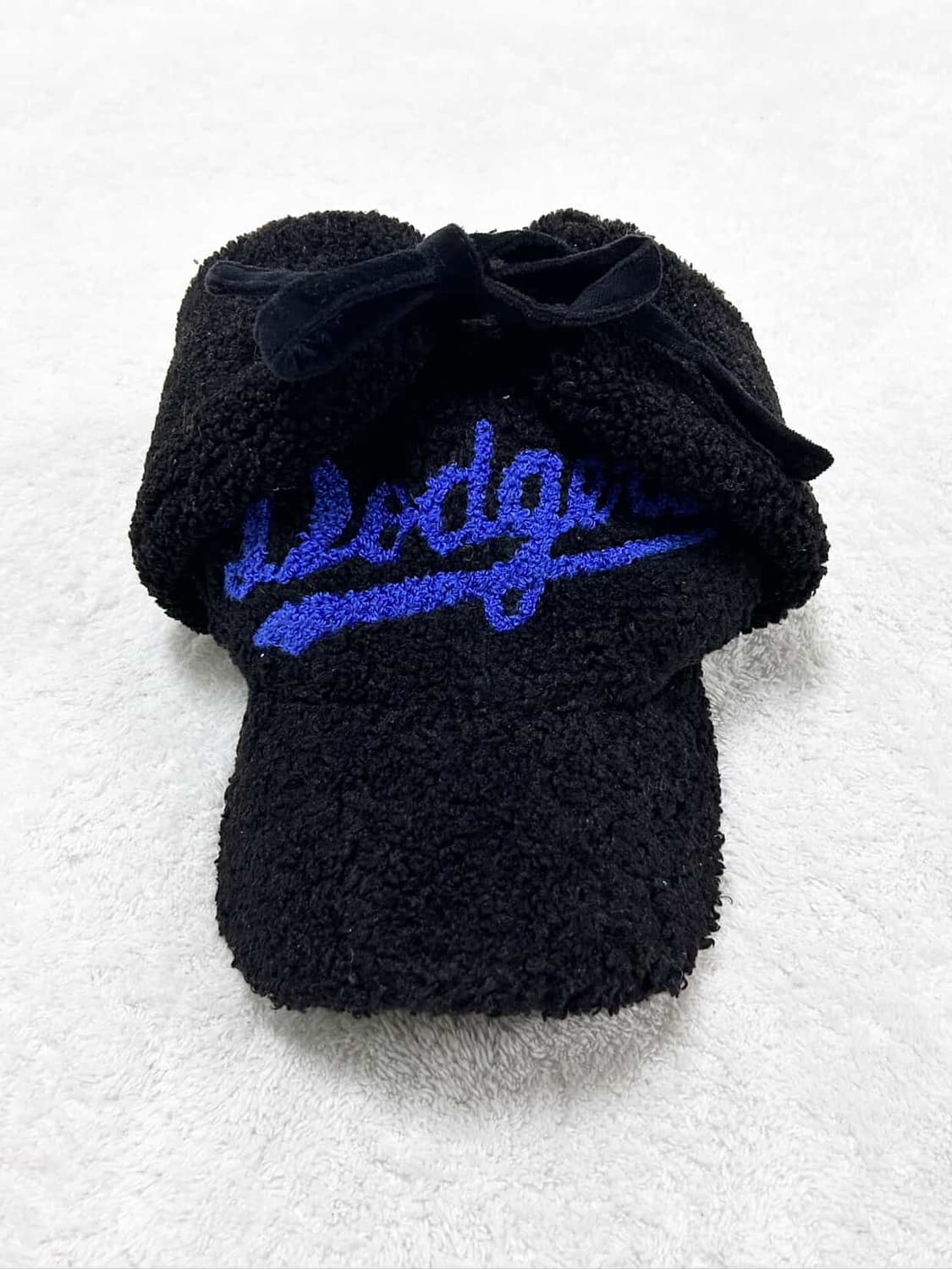 MLB LA다저스 블랙 뽀글이 트루퍼 햇 상품이미지3