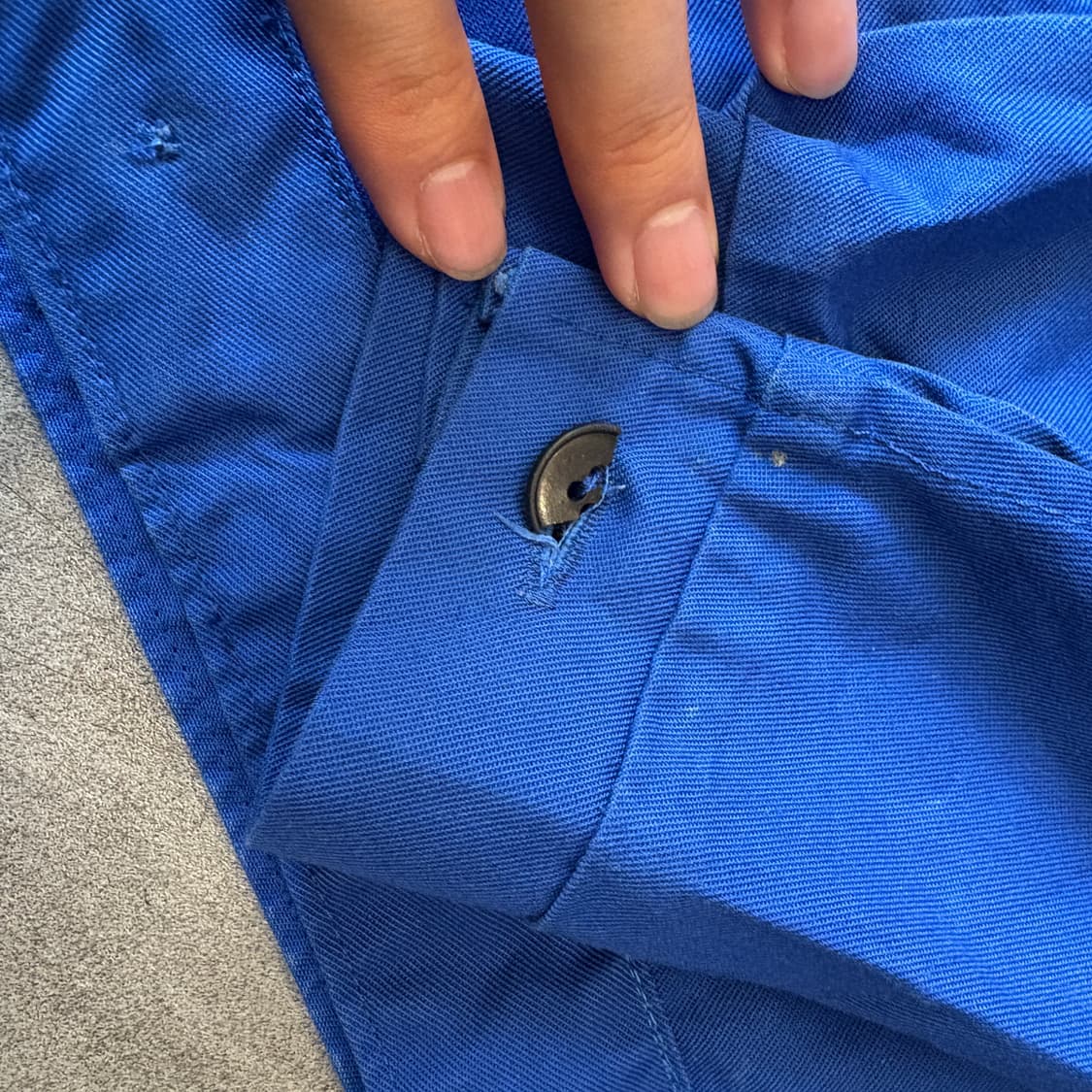 90년대 빈티지 프랑스 생산 프렌치 워크 트윌코튼 자켓 상품이미지9