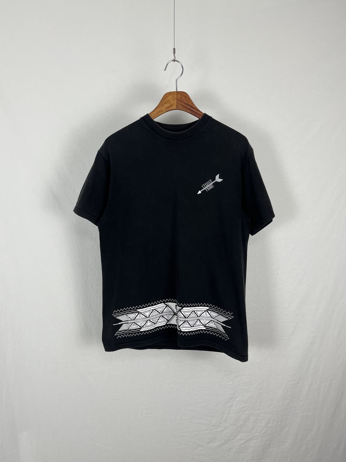 00s Stussy 아즈텍 패턴 반팔 상품이미지1