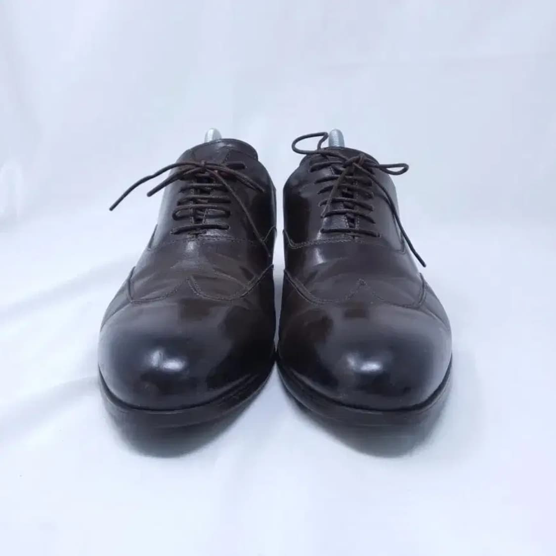 제냐 브라운 윙팁 구두 7사이즈 상품이미지1