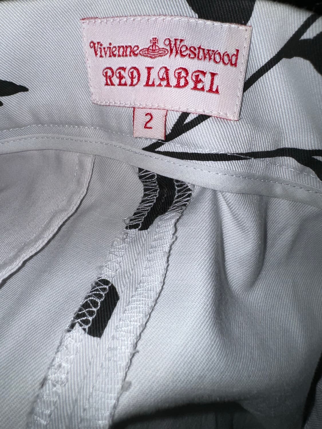 택포) 비비안웨스트우드 그래픽 스커트팬츠  상품이미지4