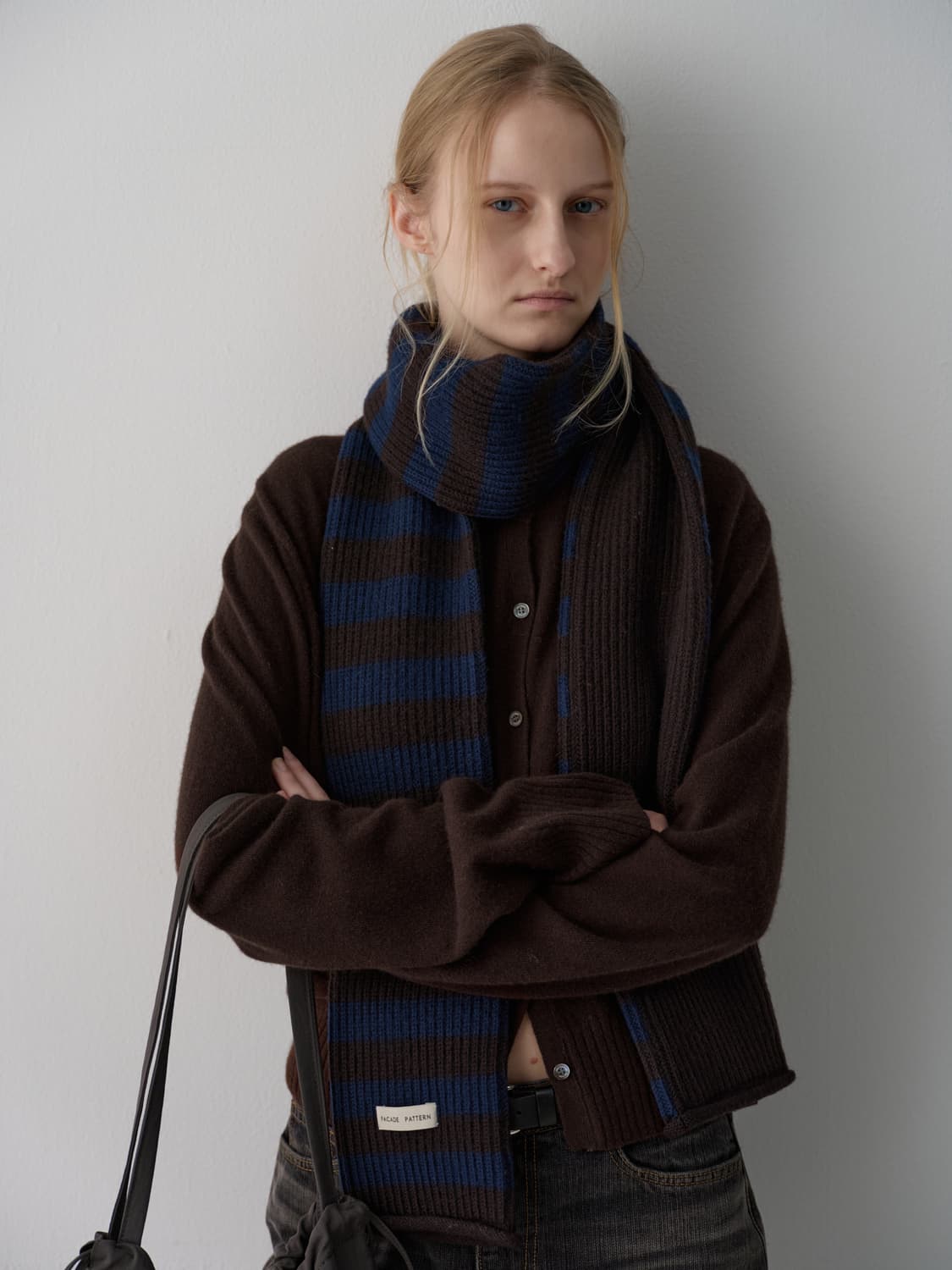 파사드패턴 Merino Wool Stripe Muffler 상품이미지1