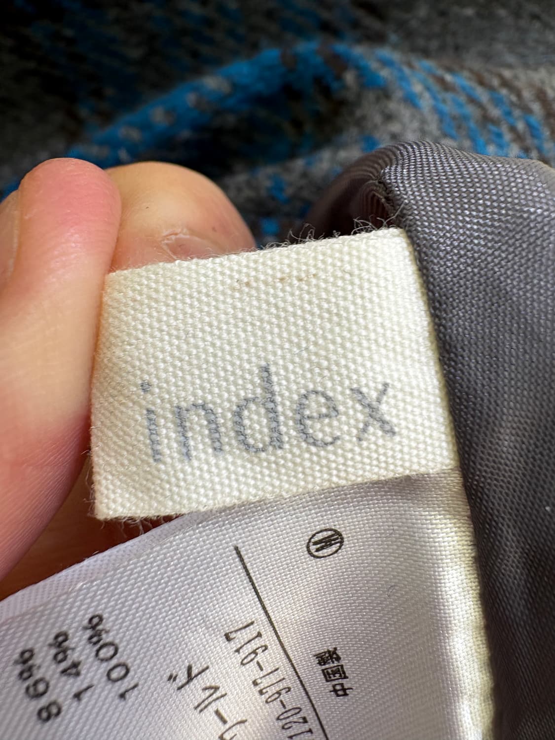 INDEX 롱 체크 스커트 상품이미지6