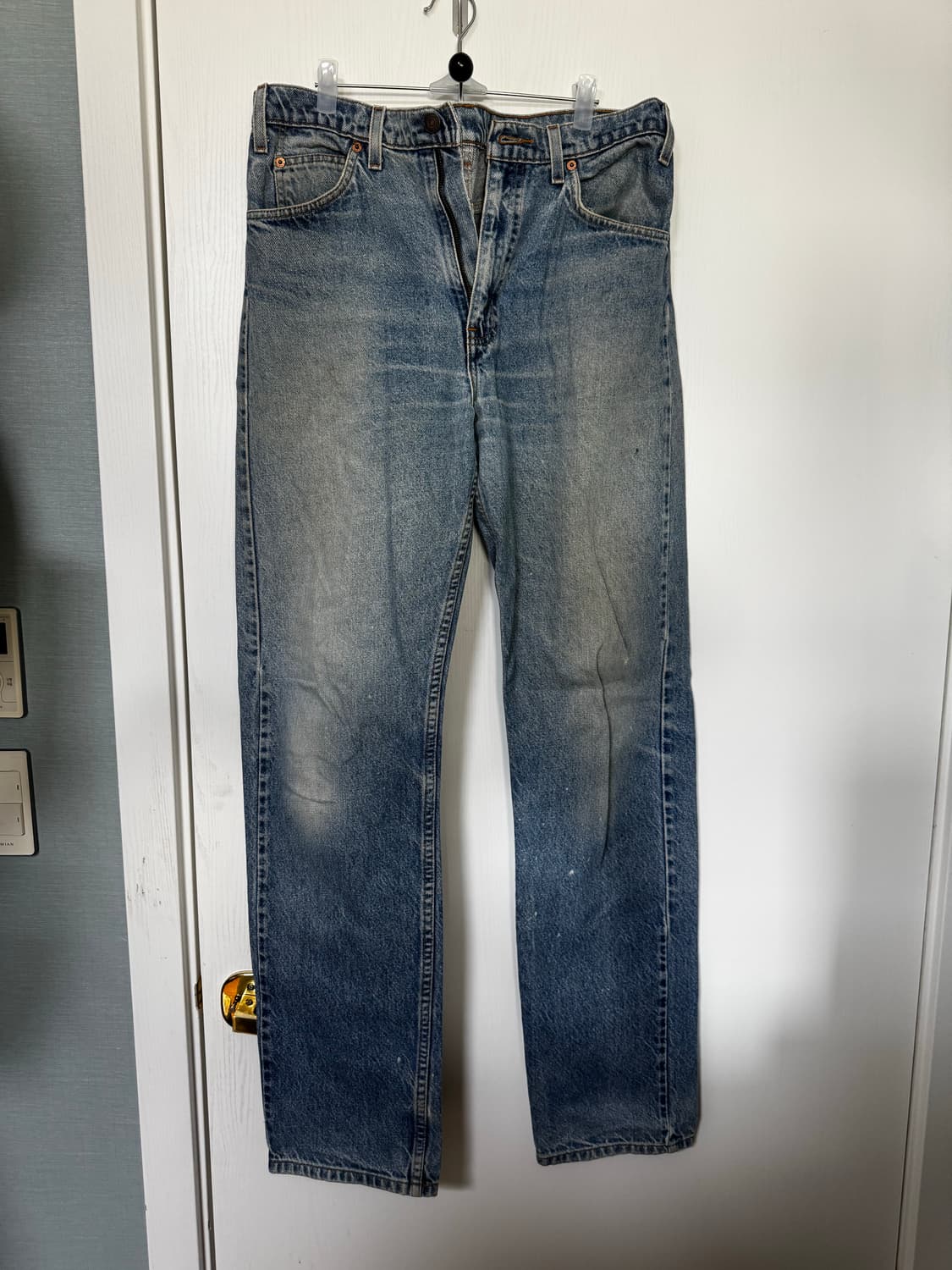 리바이스 오렌지텝 505 90‘s 34/34 청바지 데님 연청 상품이미지1