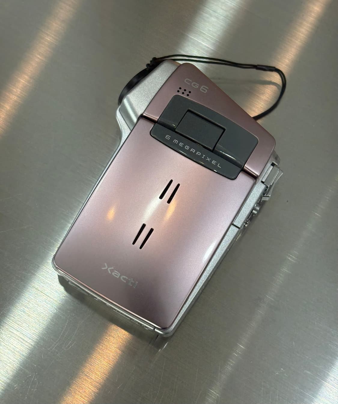 레어/민트급/딸기우유)산요 작티 DMX-CG6 핑크 빈티지디카 캠코더 상품이미지1