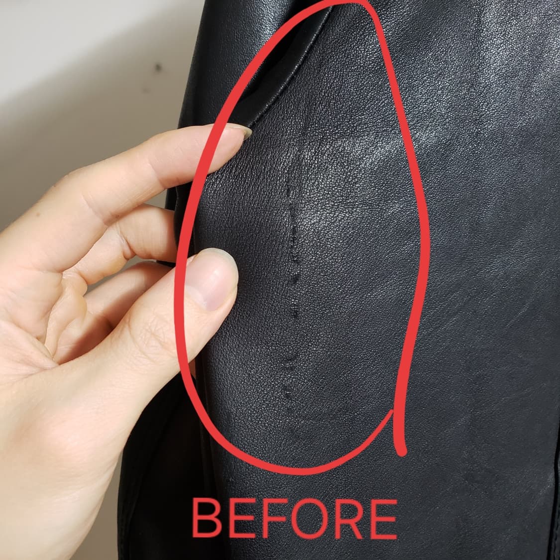 [50, 실착용] 디올 옴므 07aw 레더 자켓 상품이미지6