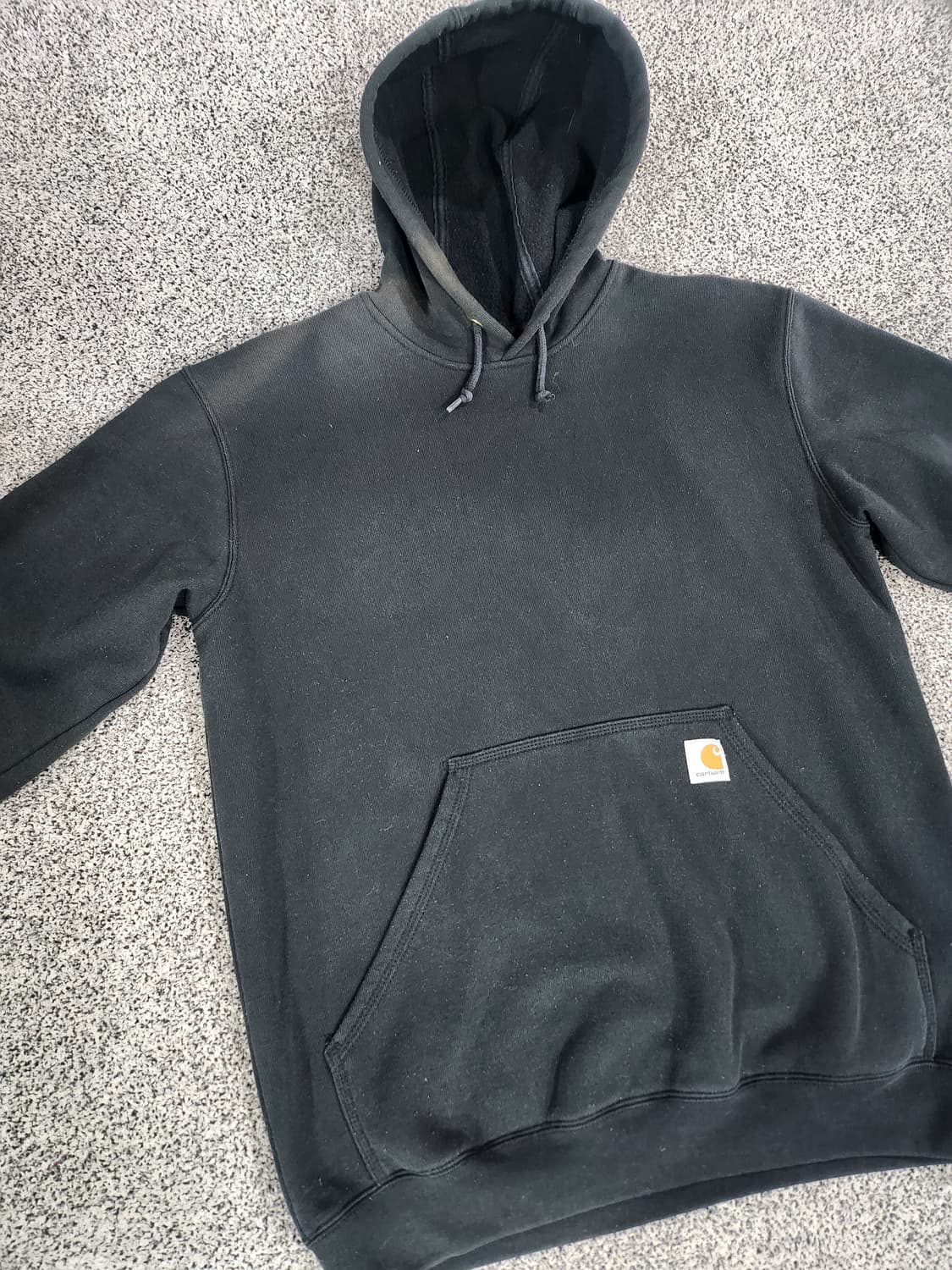 칼하트(Carhartt) 블랙 후드 티셔츠 상품이미지1