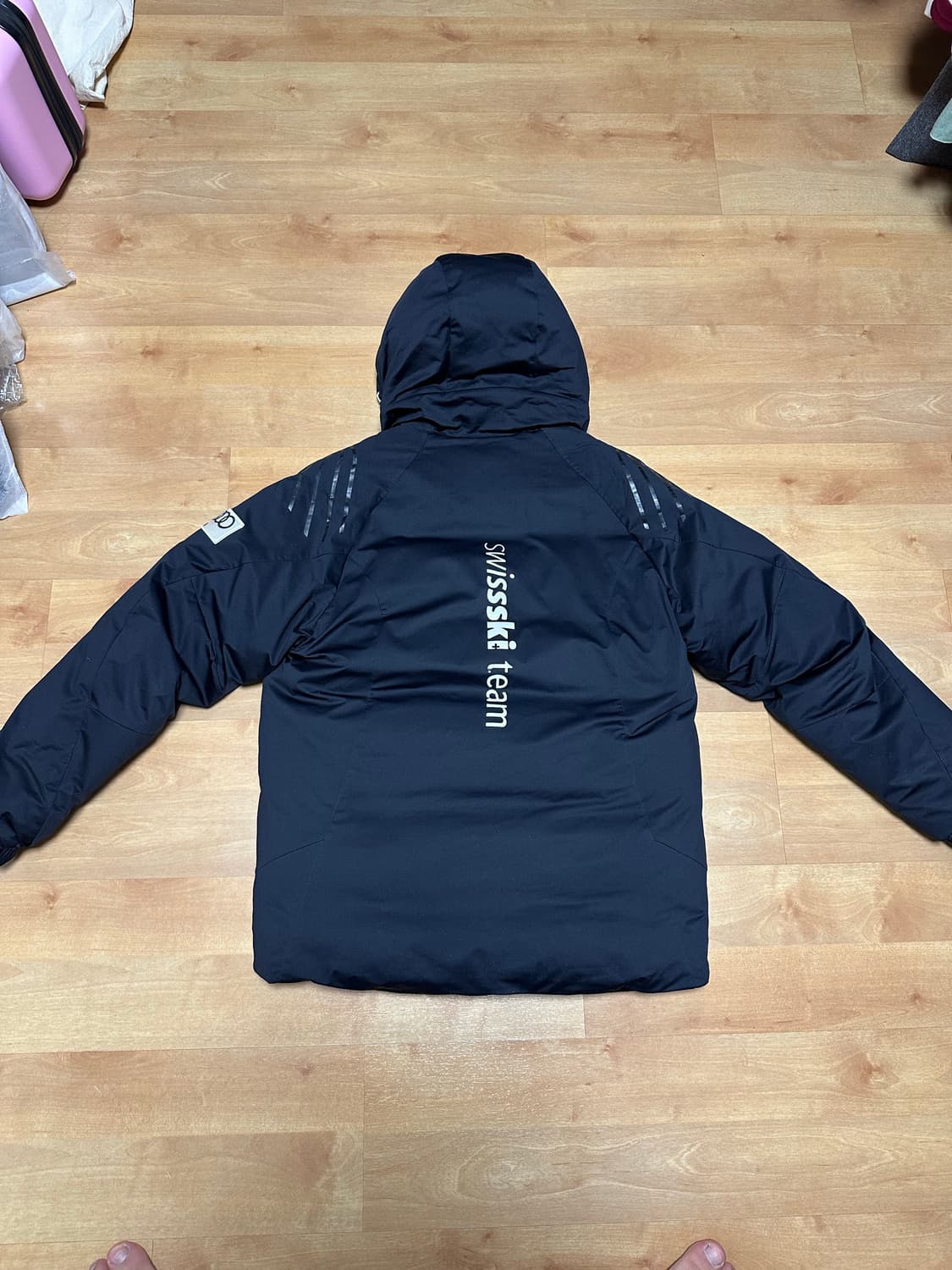 데상트 아우디 패치 패딩 105 상품이미지2