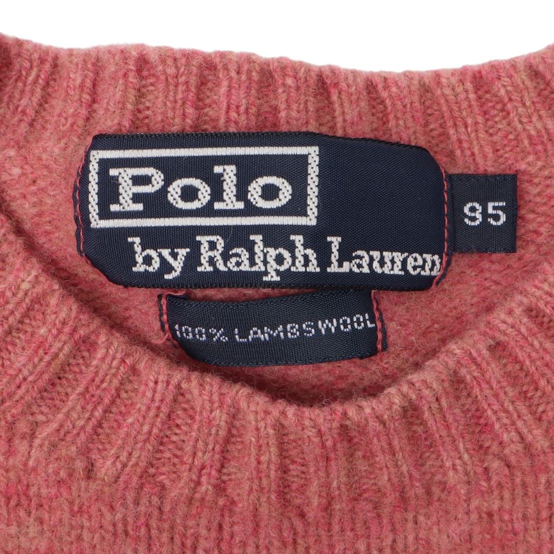 폴로 랄프로렌 코랄 핑크 램스울 니트 상품이미지8