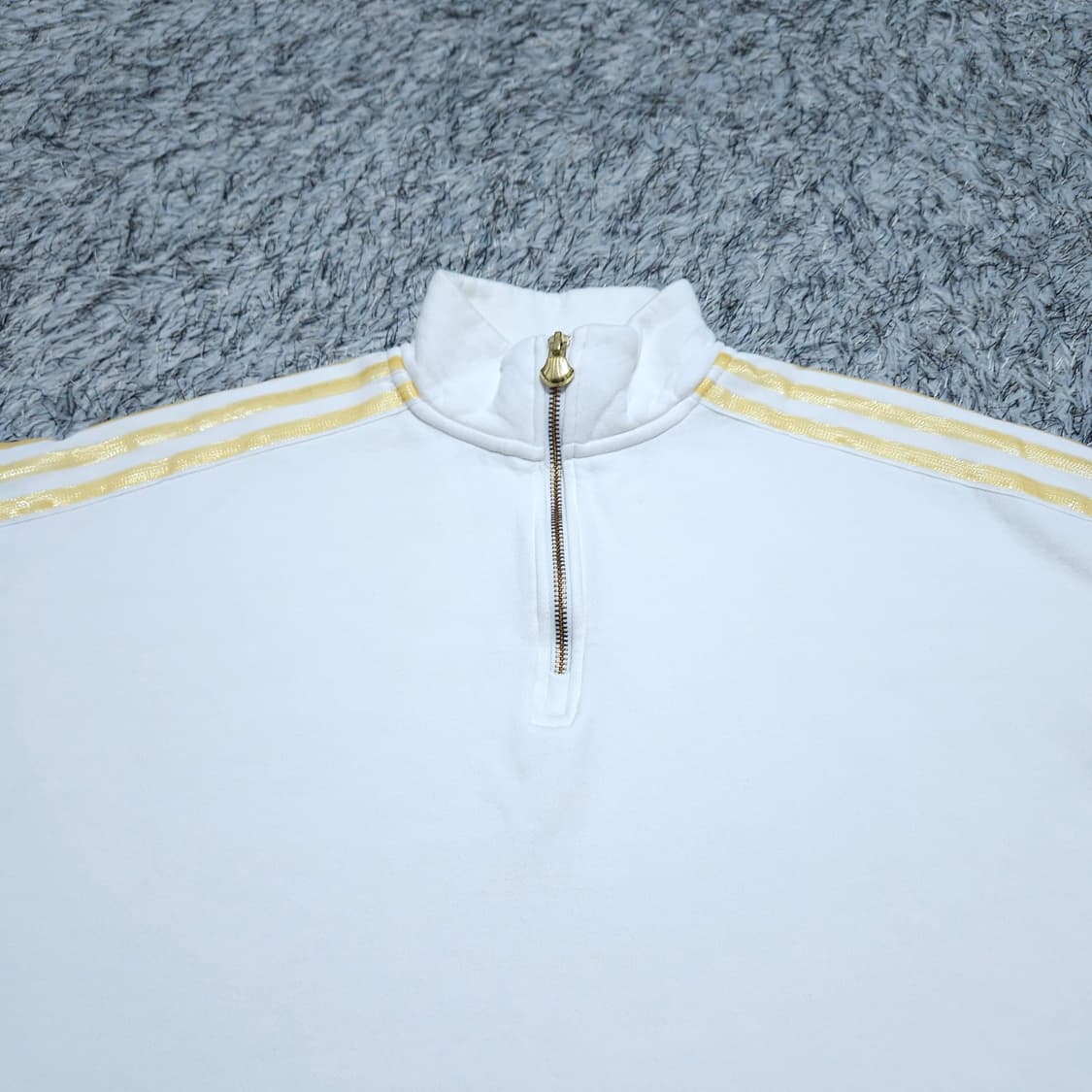 아디다스) M 공용 쿼터집 기모 하프집업맨투맨 / 왕눈이샵 상품이미지3