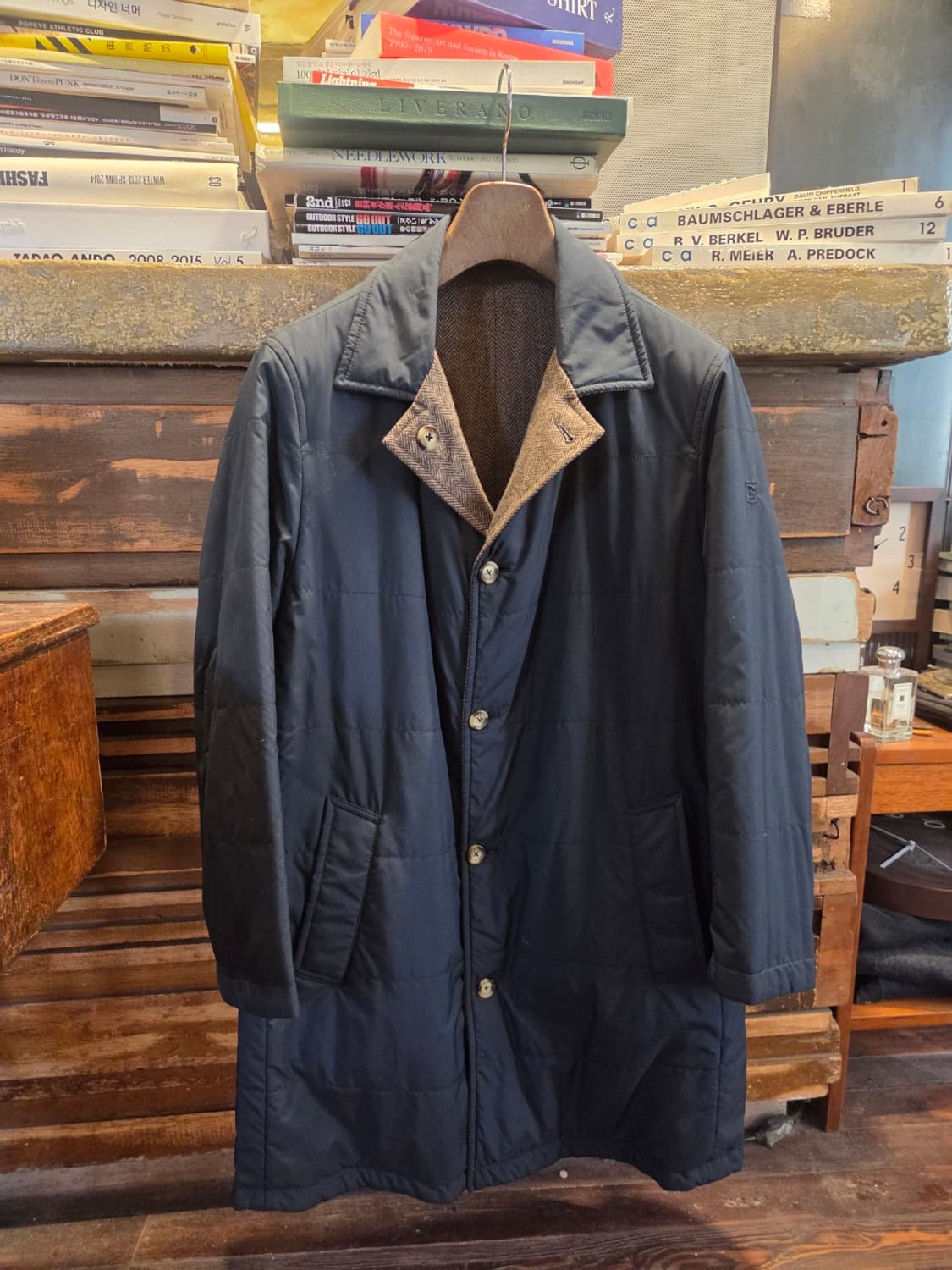 이탈리아 브랜드 브루이어 리버시블 코트 상품이미지8