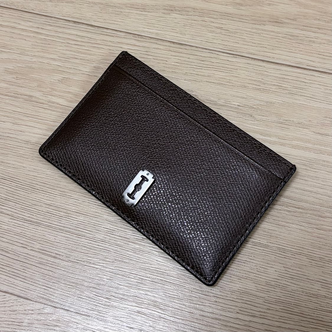 분크 퍼펙 슬림 카드 홀더 지갑 초코 브라운 상품이미지2