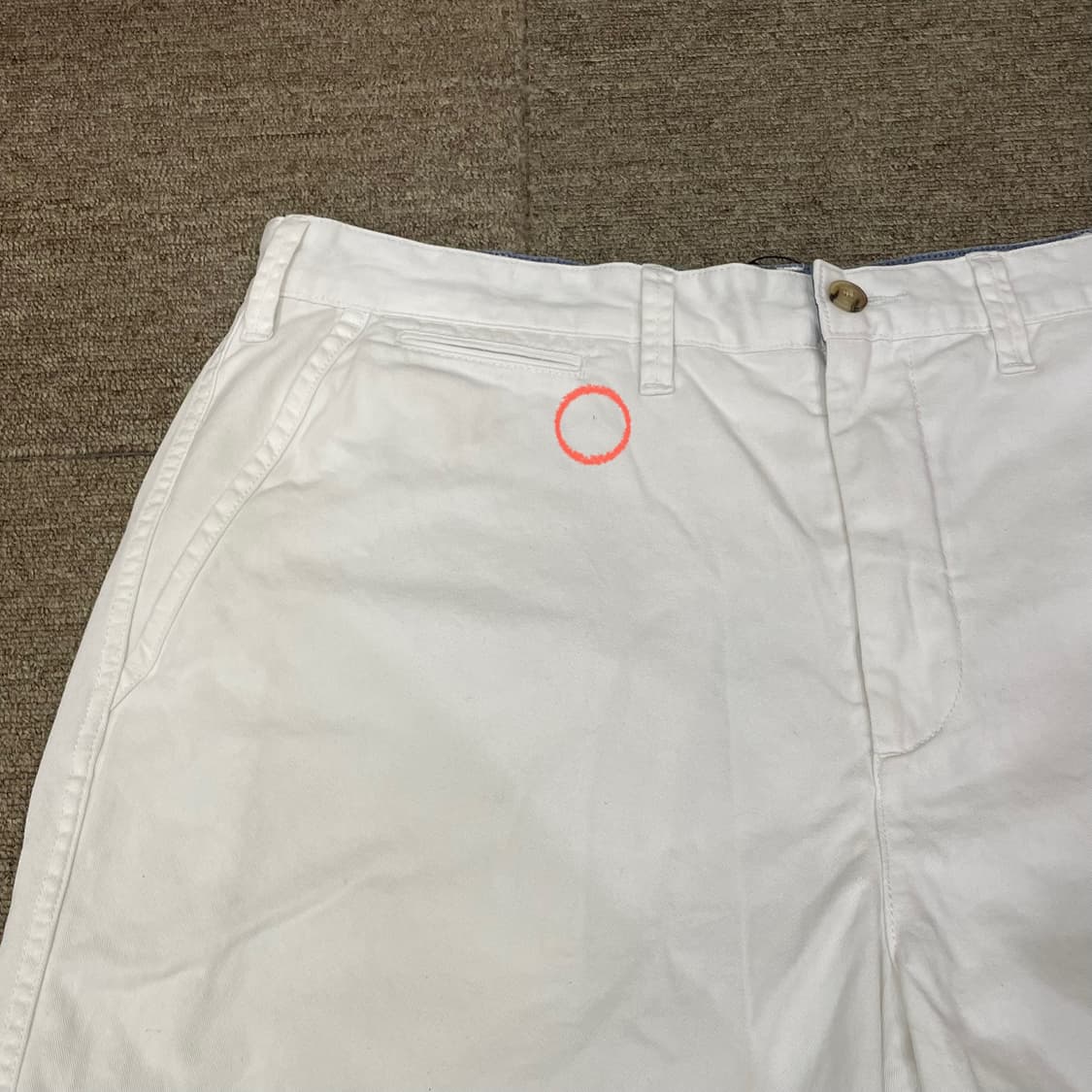 (36) POLO 폴로 랄프로렌 쇼츠 반바지 화이트 상품이미지5