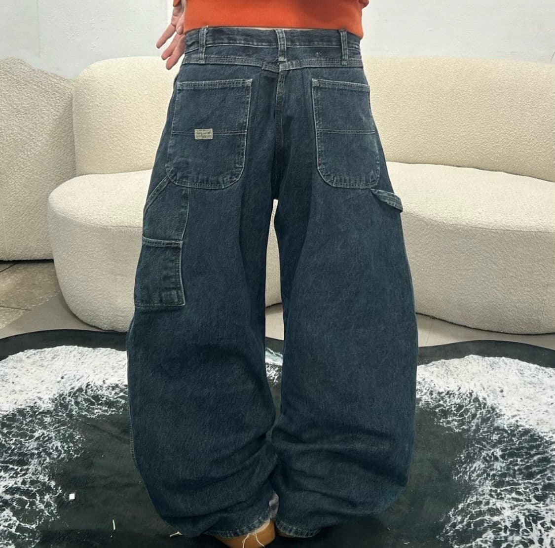 Wrangler denim carpenter wide pants 상품이미지3