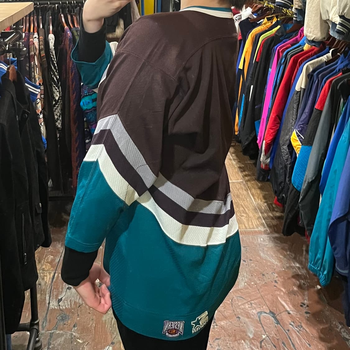 [HI] NHL 스타터 애너하임 마이티 덕스 져지 브라운 상품이미지4