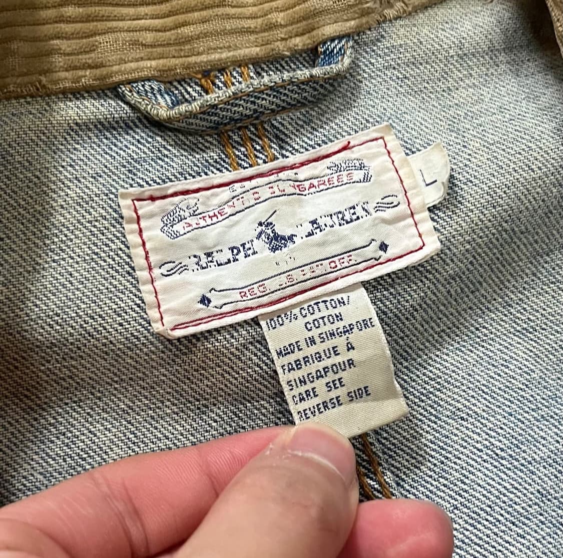 폴로 덩가리 자켓 L 상품이미지3